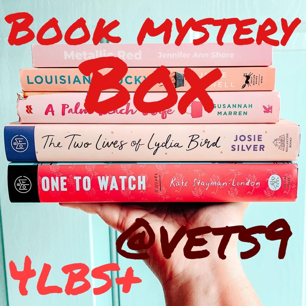 Book mystery box perfect for book lovers